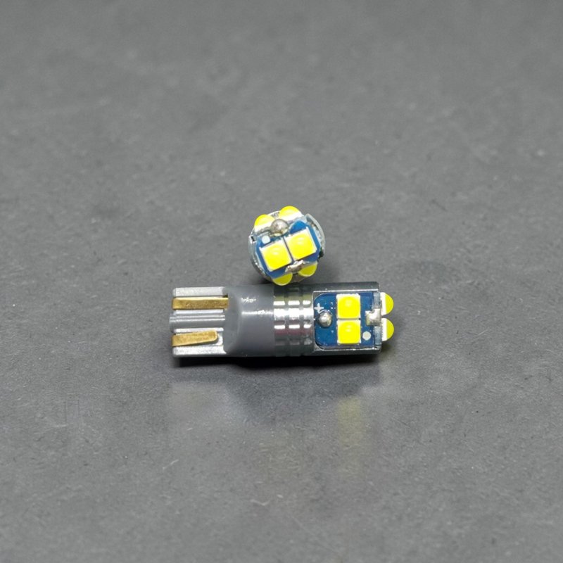 Світлодіодна автомобільна лампа GS T10 (W5W) 6-SMD 3030 Samsung CREE CANBUS 12-24V White