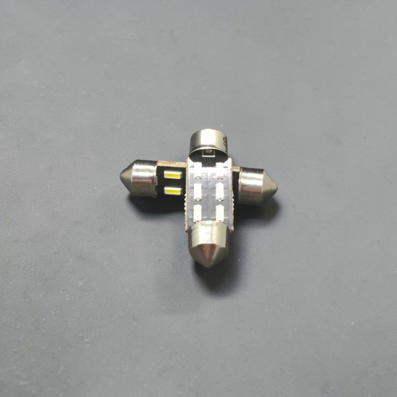 Світлодіодна автомобільна лампа GS C5W (Festoon) 36мм 4014-6SMD 12V White
