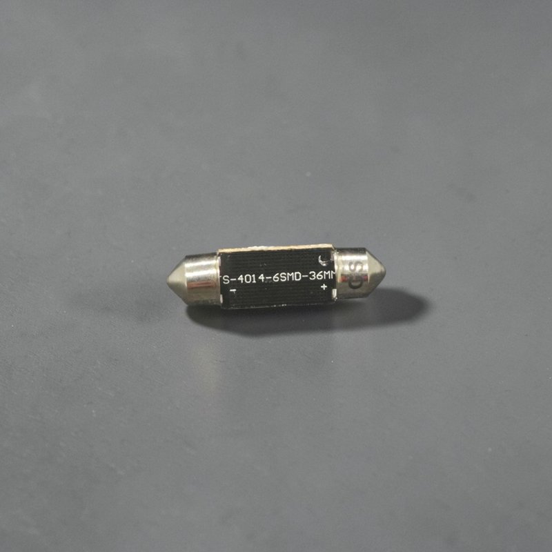 Світлодіодна автомобільна лампа GS C5W (Festoon) 36мм 4014-6SMD 12V White