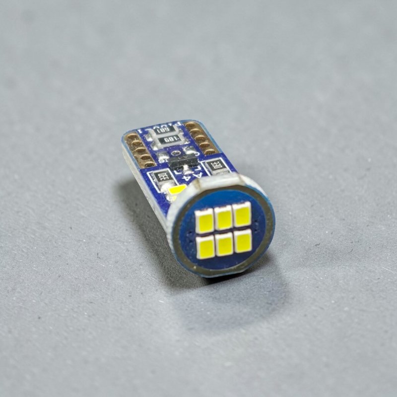 Светодиодная автомобильная лампа GS T10 (W5W) 2016-18SMD Philips Driver CANBUS 12-24V White