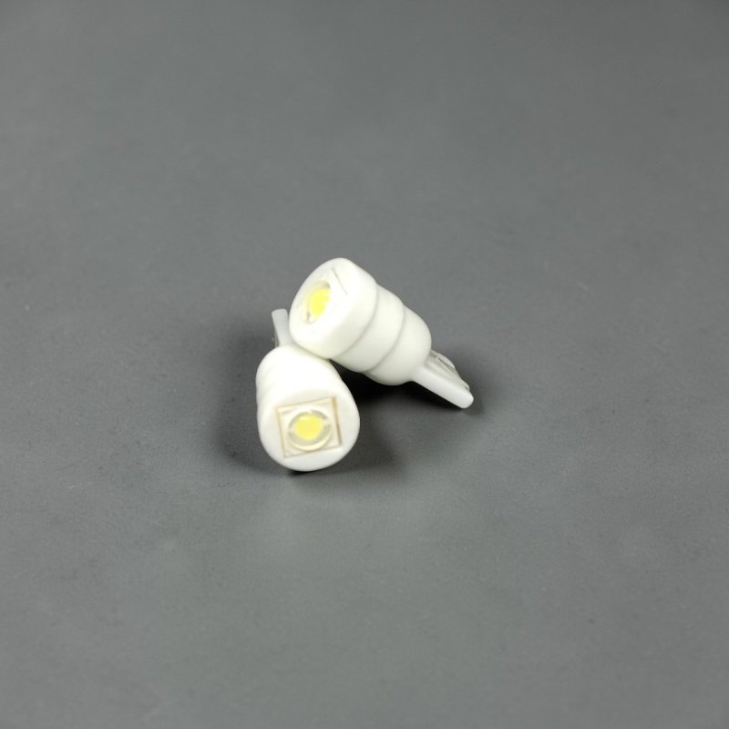 Світлодіодна керамічна автомобільна лампа GS T10 (W5W) CREE 1.5W 12V White