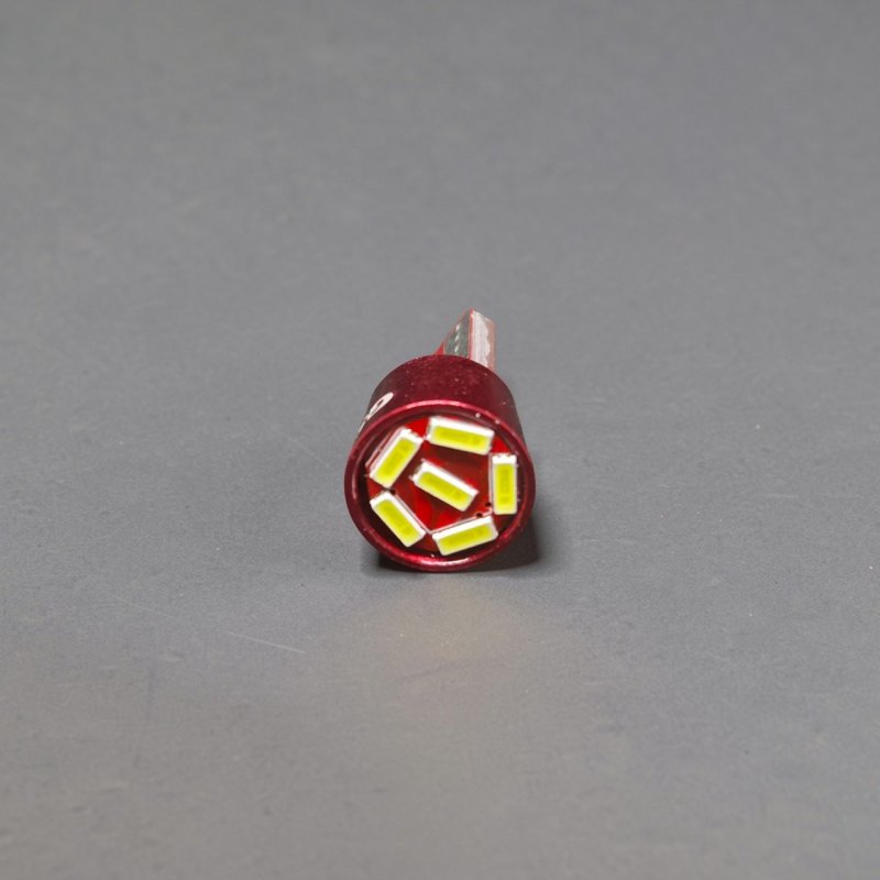 Світлодіодна автомобільна лампа GS T10 (W5W) 4014-6SMD 12V CANBUS White