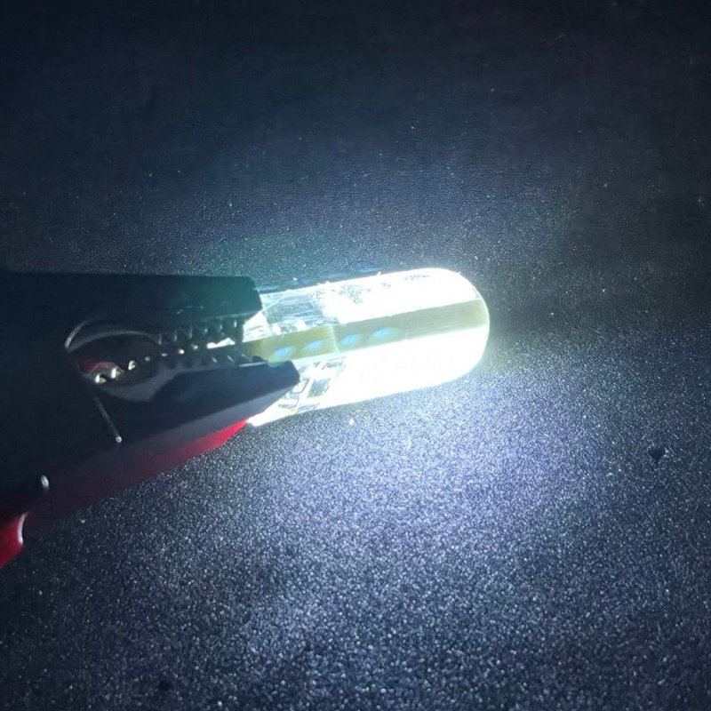 Светодиодная автомобильная лампа GS T10 (W5W) 3030-8SMD Samsung 12V Silicone White