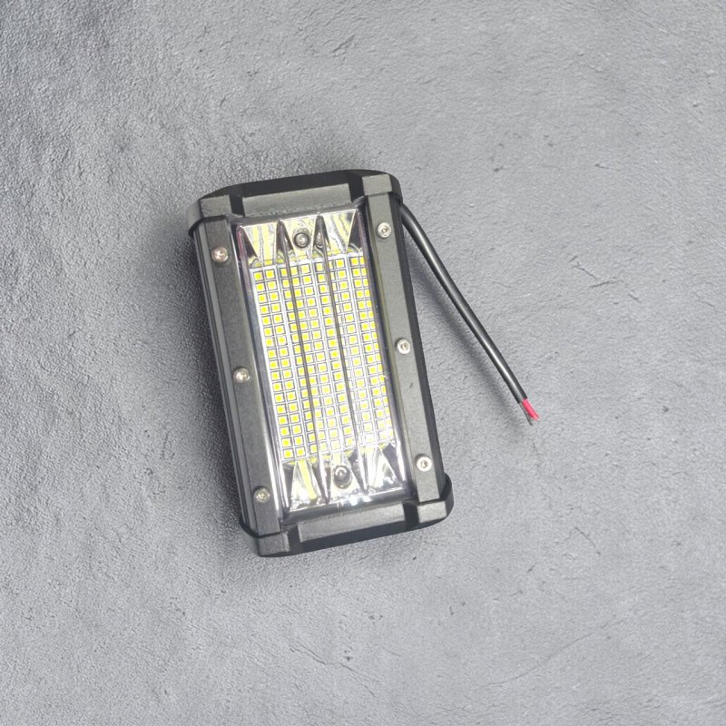 LED фара додаткова GS 72W SMD 3030 (9-32V, IP67) — дальнє світло на авто, позашляховик, фуру
