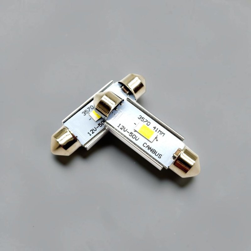 Світлодіодна автомобільна лампа GS 12V-50V FT-3570-1SMD-Canbus Nonpolarity 41мм For Truck