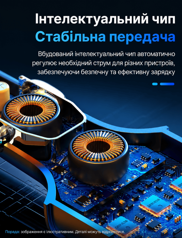 Автомобильное зарядное устройство 6 в 1 SC05 65.5W (4xUSB + 2xType-C PD/QC3.0) 12V-24V с выносным хабом
