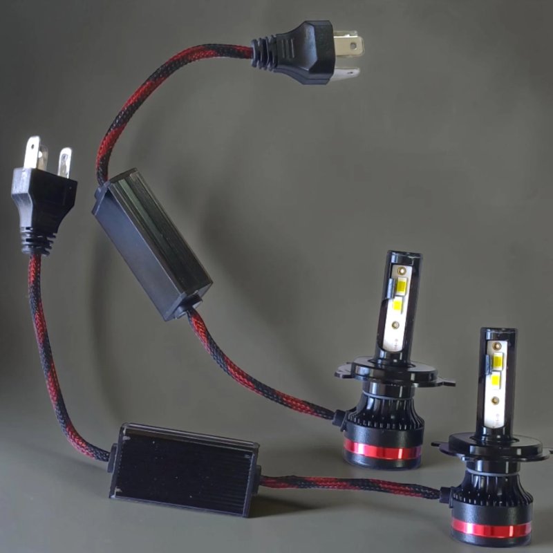 Світлодіодні автомобільні лампи H4 Global Solution Серія GS-4 60W/К-Т 8000Lm 6000K 9-32V