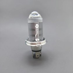 Мотолинза GS H4 12-24V 18W/30W 6000K — купить белую линзу для